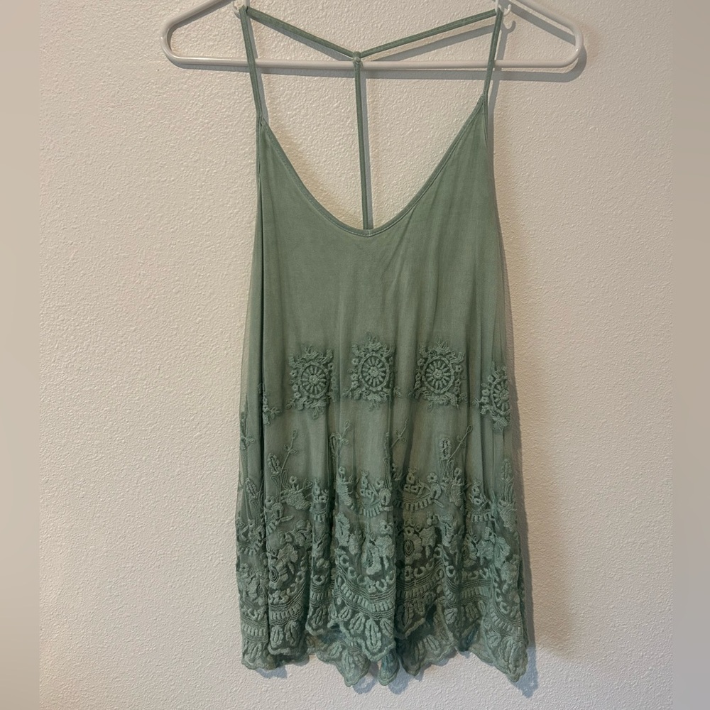 Forever 21 - Embroidered Tank Top